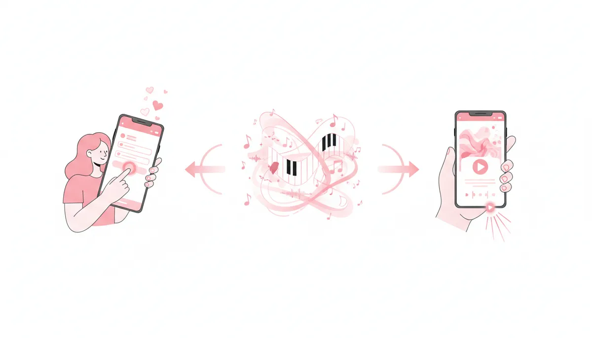 OurSong's three-step process: tell your story, AI composes your song, share the love